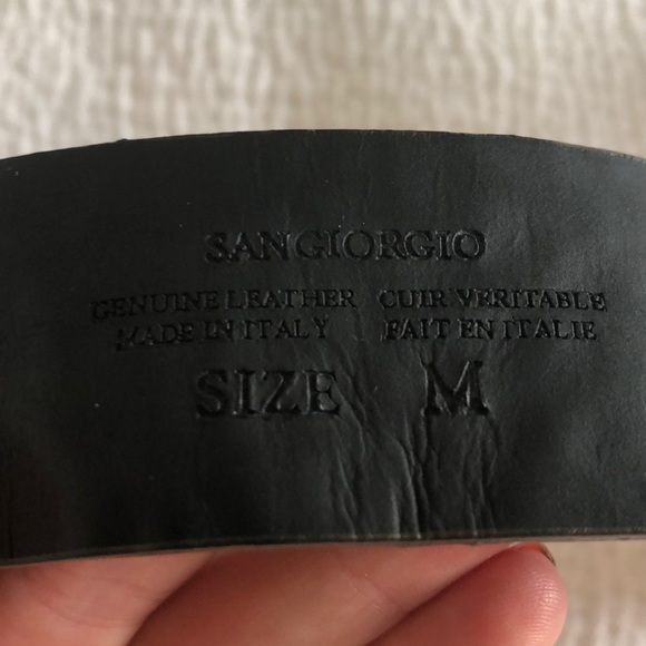 Genuine leather snake skin belt with bow buckle! - Picture 4 of 4